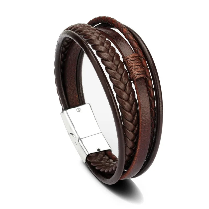 Bracelete Trandy Leather Couro