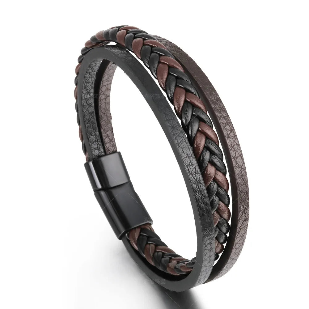 Bracelete Trandy Leather Couro