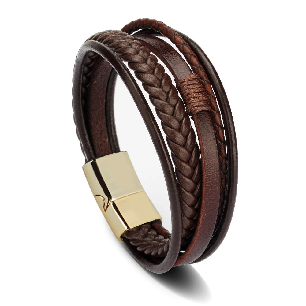 Bracelete Trandy Leather Couro