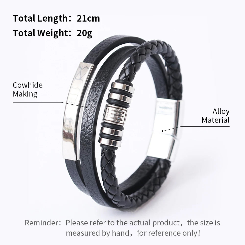 Bracelete Trandy Leather Couro