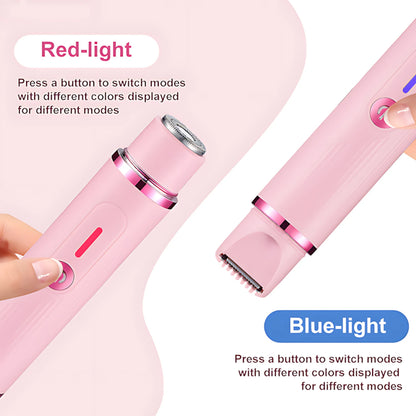 Woman Hair Trimmer Electric Razor,Dual-Head 2 IN 1 Design,Female Shaver For Underarm Arm Leg Bikini Groin Hair Groomer Epilators
