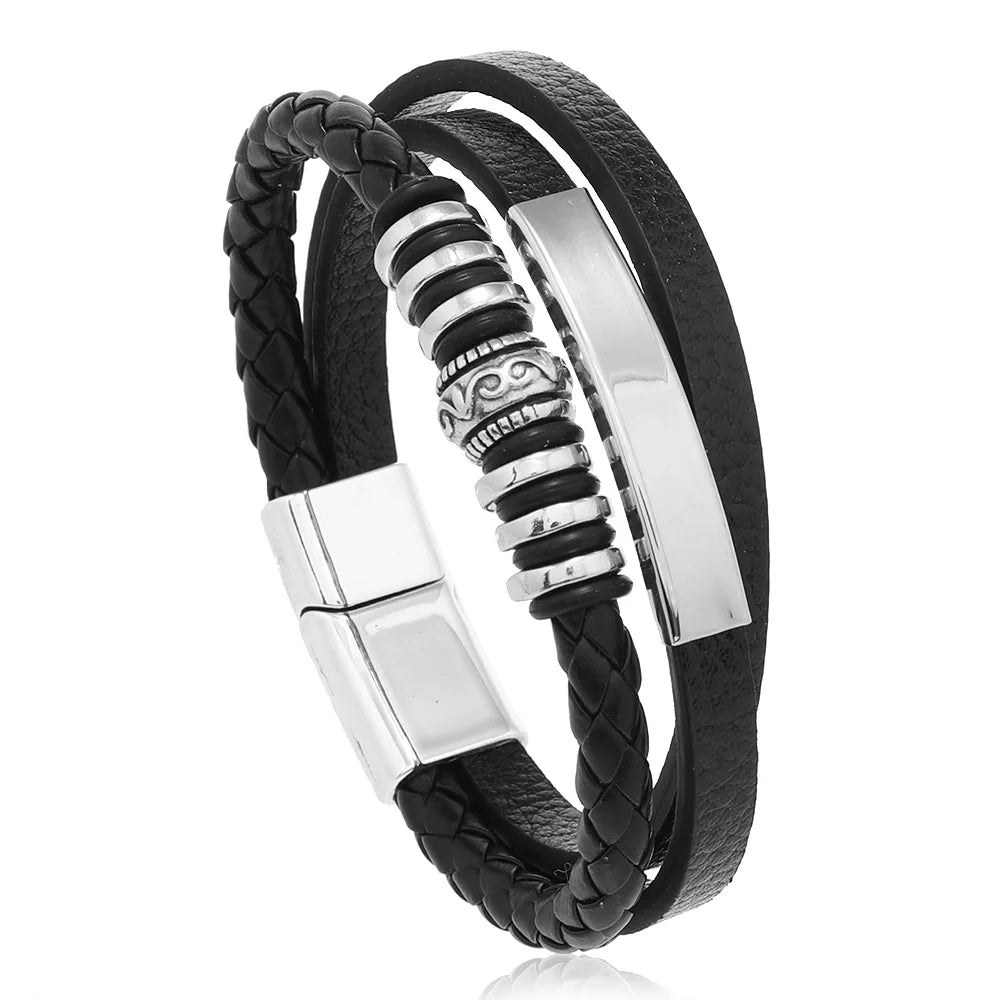 Bracelete Trandy Leather Couro