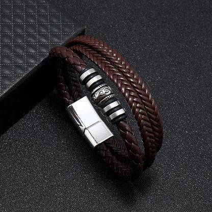 Bracelete Trandy Leather Couro