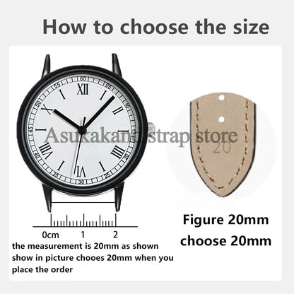 For Tissot Seiko Calf Genuine Leather WatchBand Alligator Grain Butterfly Clasp Watch Strap 12/13/14/15/16/17/18/19/20/22mm 24mm