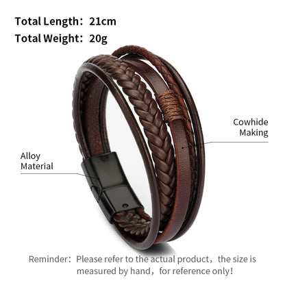 Bracelete Trandy Leather Couro