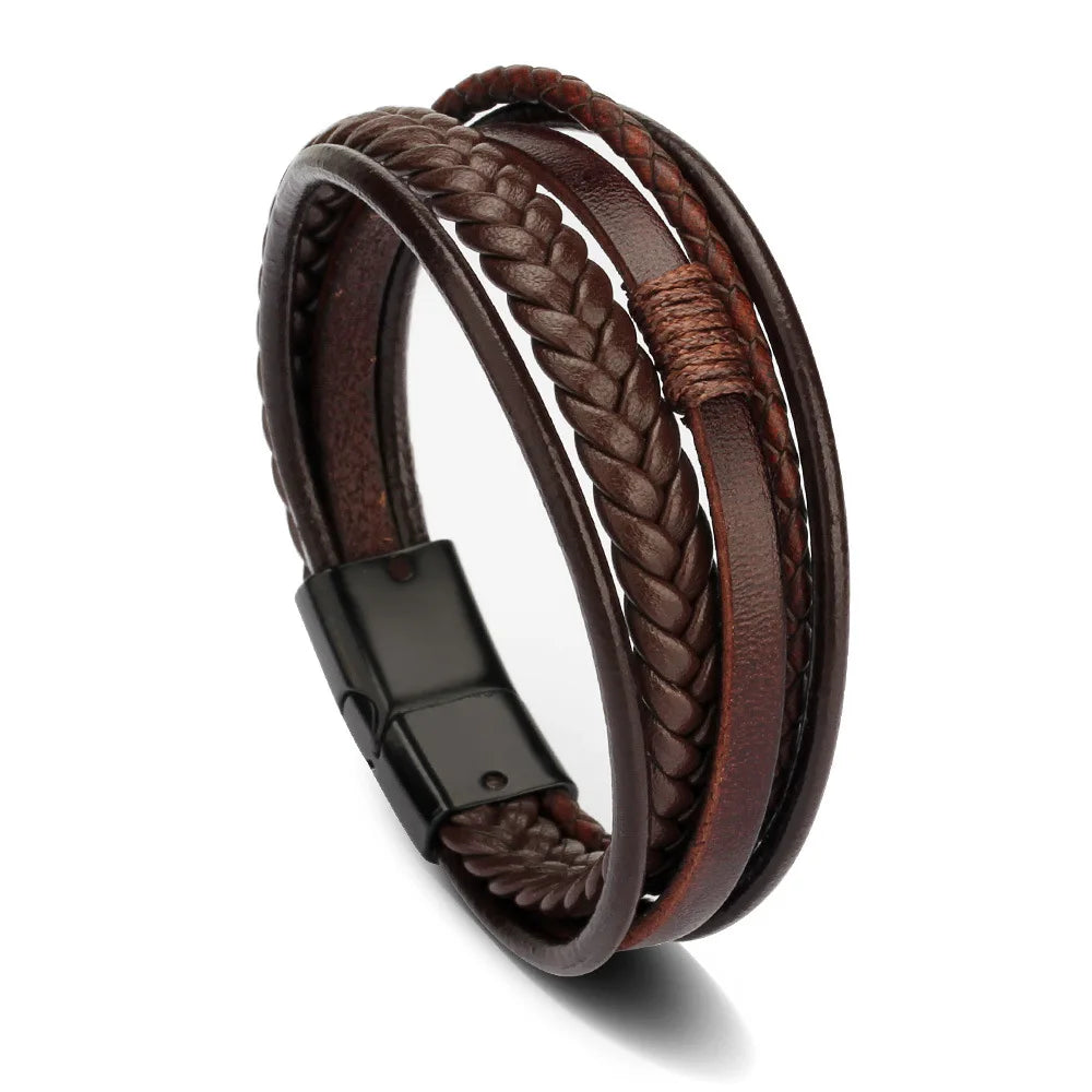 Bracelete Trandy Leather Couro