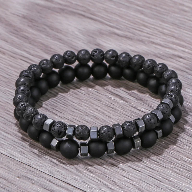 Bracelete Pedras Vulcânicas Nature