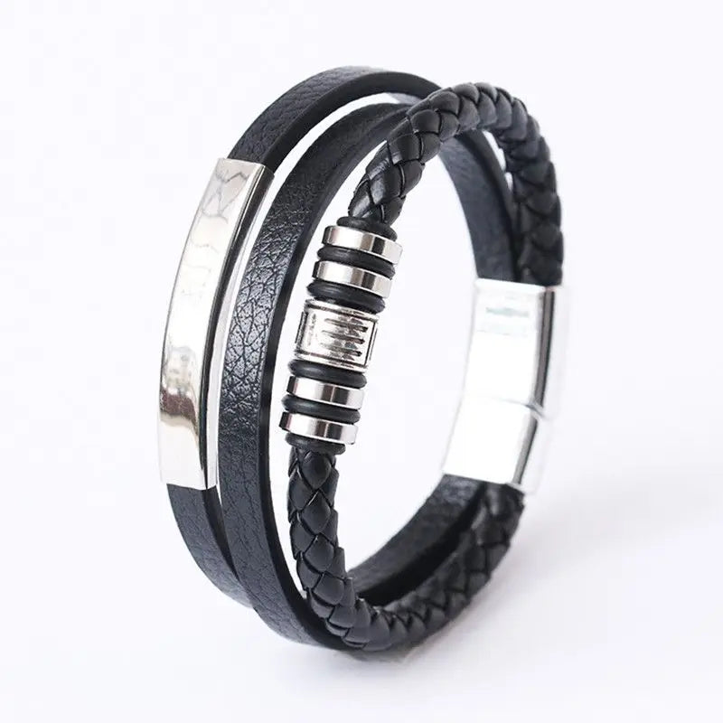 Bracelete Trandy Leather Couro