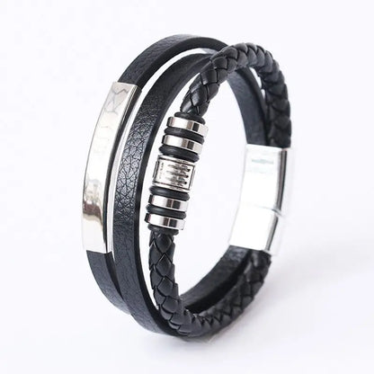 Bracelete Trandy Leather Couro