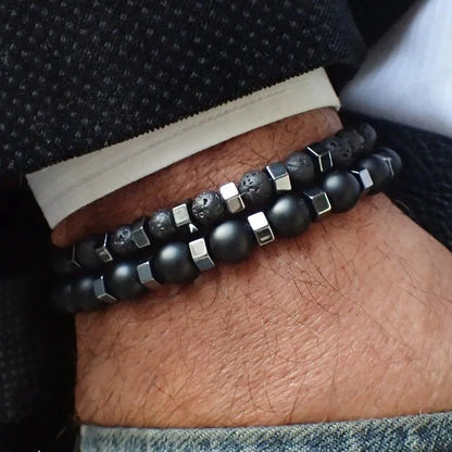 Bracelete Pedras Vulcânicas Nature