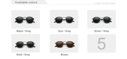 KINGSEVEN Brand Original Causal Round Frame Sunglasses Men Polarized UV400 Luxury Retro Women Driving Summer Fishing Glasses