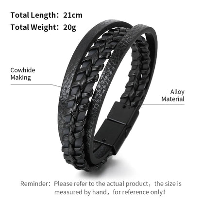 Bracelete Trandy Leather Couro