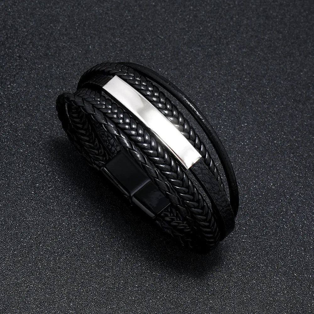 Bracelete Trandy Leather Couro
