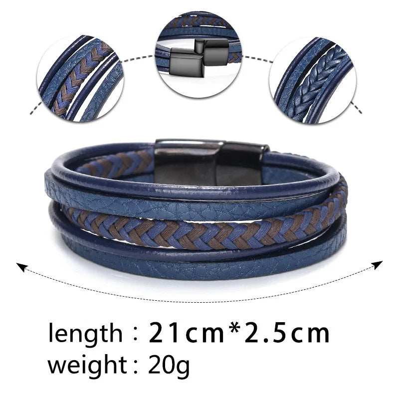 Bracelete Trandy Leather Couro