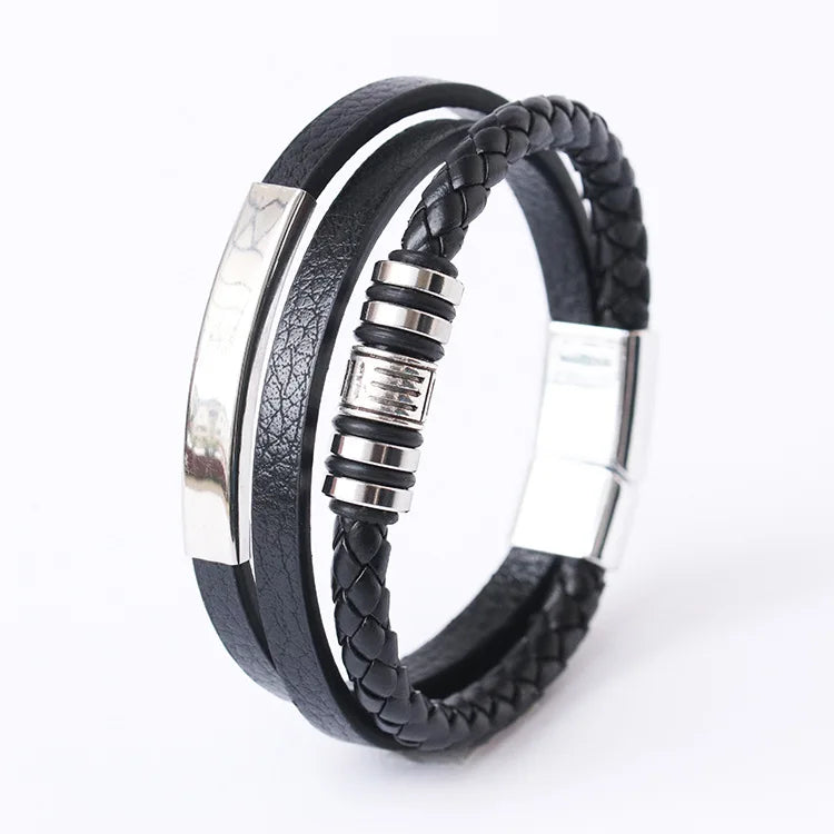 Bracelete Trandy Leather Couro