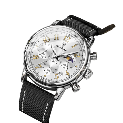 London Watch 41mm Couro