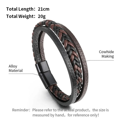 Bracelete Trandy Leather Couro